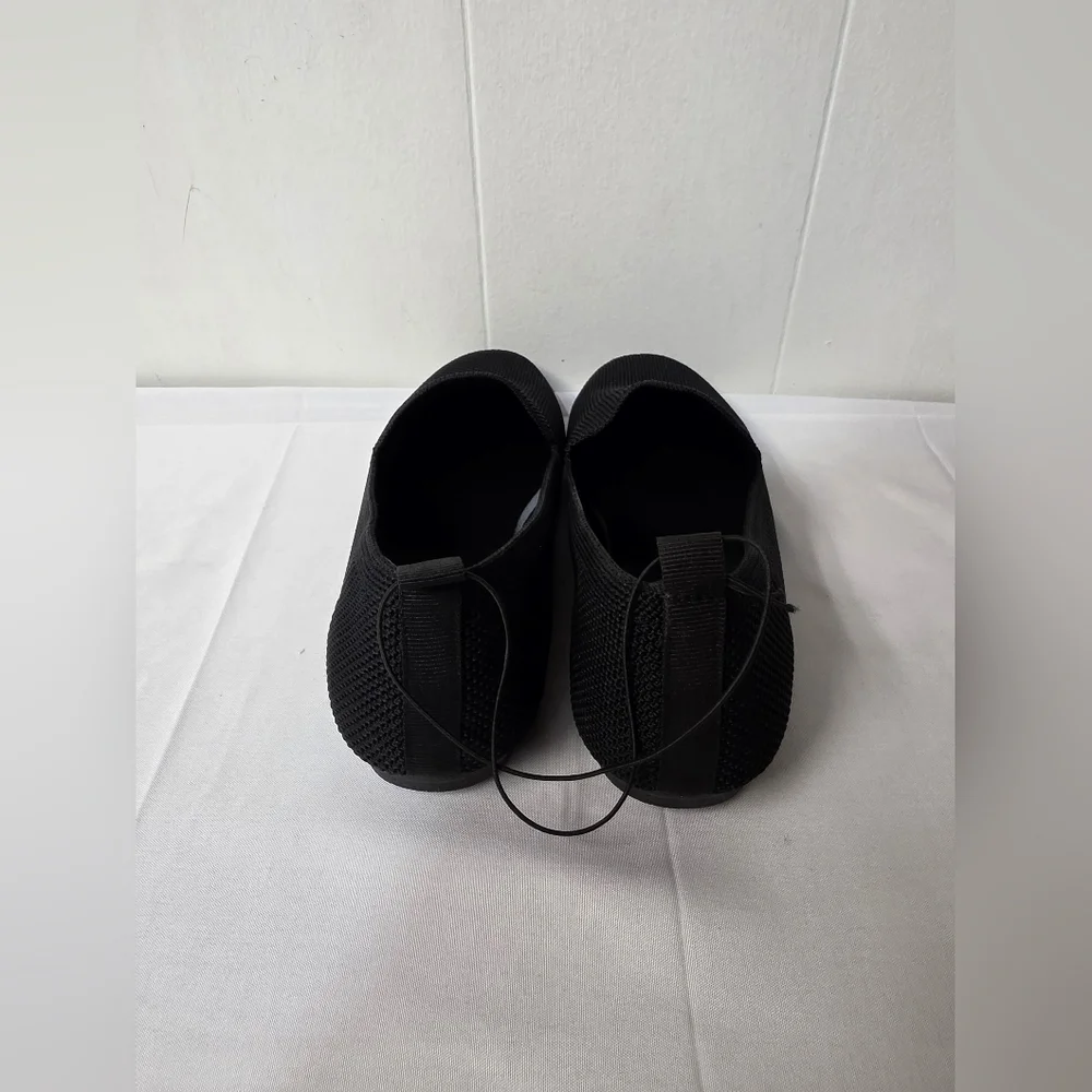 MIA Rosali Black Knit Slip-on Loafer Womens Size 6.5 New